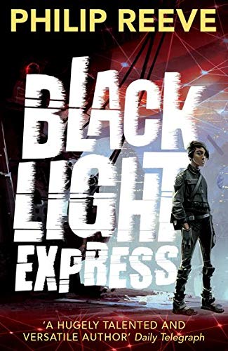 Book cover: "Black Light Express" featuring a young person in dark clothing.