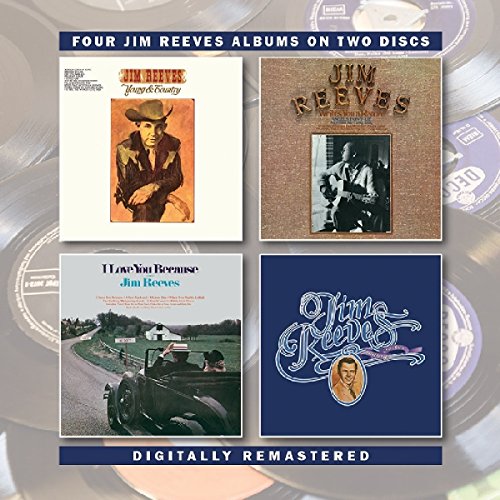 CD compilation of four Jim Reeves albums with cover art depictions.