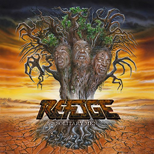 CD cover: tree with three faces emerging from cracked earth.