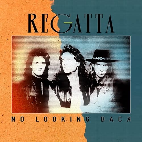 CD cover for Regatta’s “No Looking Back” featuring three people.