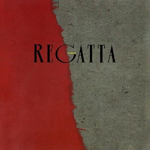 Album cover for "Regatta" with red and gray textured background.