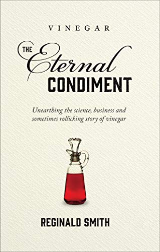 Book cover for "Vinegar, the Eternal Condiment" featuring a vinegar bottle.