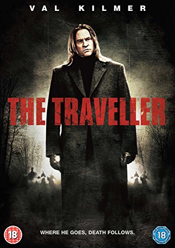 DVD cover for "The Traveller" featuring Val Kilmer in a dark coat.