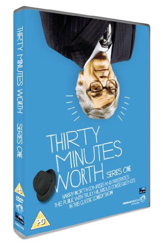 DVD cover for "Thirty Minutes Worth" Series One, featuring Harry Worth.
