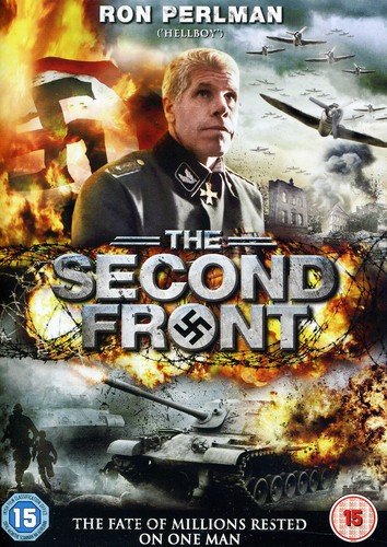DVD cover for “The Second Front” featuring a man in uniform and war imagery.