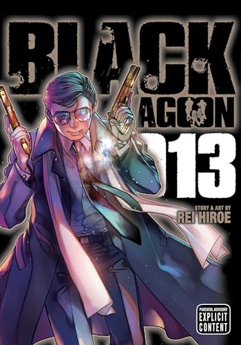 Black Lagoon Vol. 13 cover: man with guns, dark background.