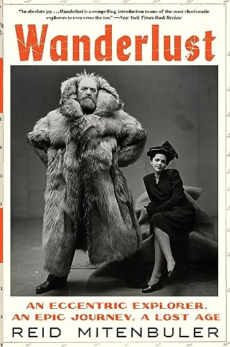 Book cover featuring a man in a large fur coat and a seated woman.