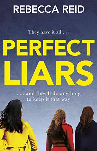 Book cover: "Perfect Liars" with three women seen from the back.