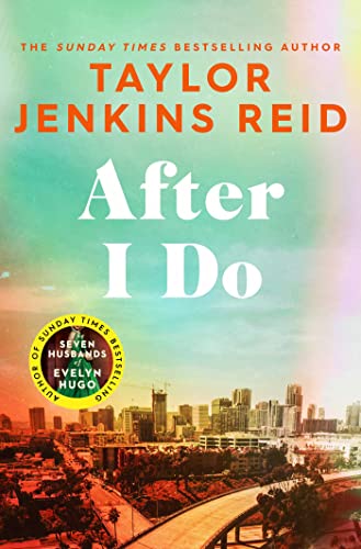 Book cover for After I Do by Taylor Jenkins Reid featuring a city skyline.
