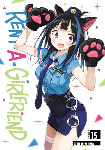 Manga volume 15 cover featuring a girl in a police uniform with cat ears.