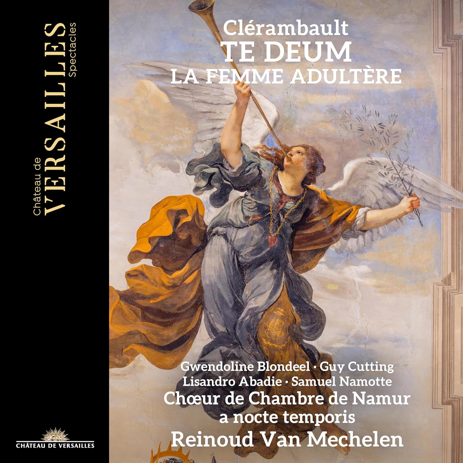 CD cover depicting a biblical scene with a woman and angel.