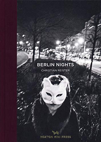 Book cover: "Berlin Nights" with a masked person in the foreground.