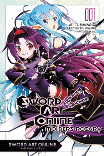 Sword Art Online Mother’s Rosary volume 1 cover with two female characters and swords.