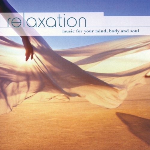 CD cover with flowing fabric and a bright, sandy beach scene.