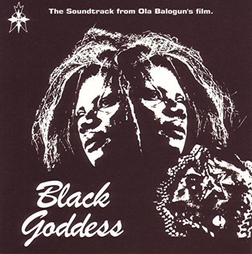 "Black and white album cover with two women's faces and 'Black Goddess' text."