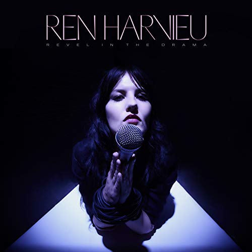 Ren Harvieu album cover: singer with microphone, blue and white lighting.