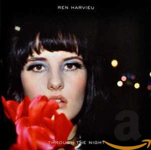 Ren Harvieu album cover: close-up portrait with red tulips.
