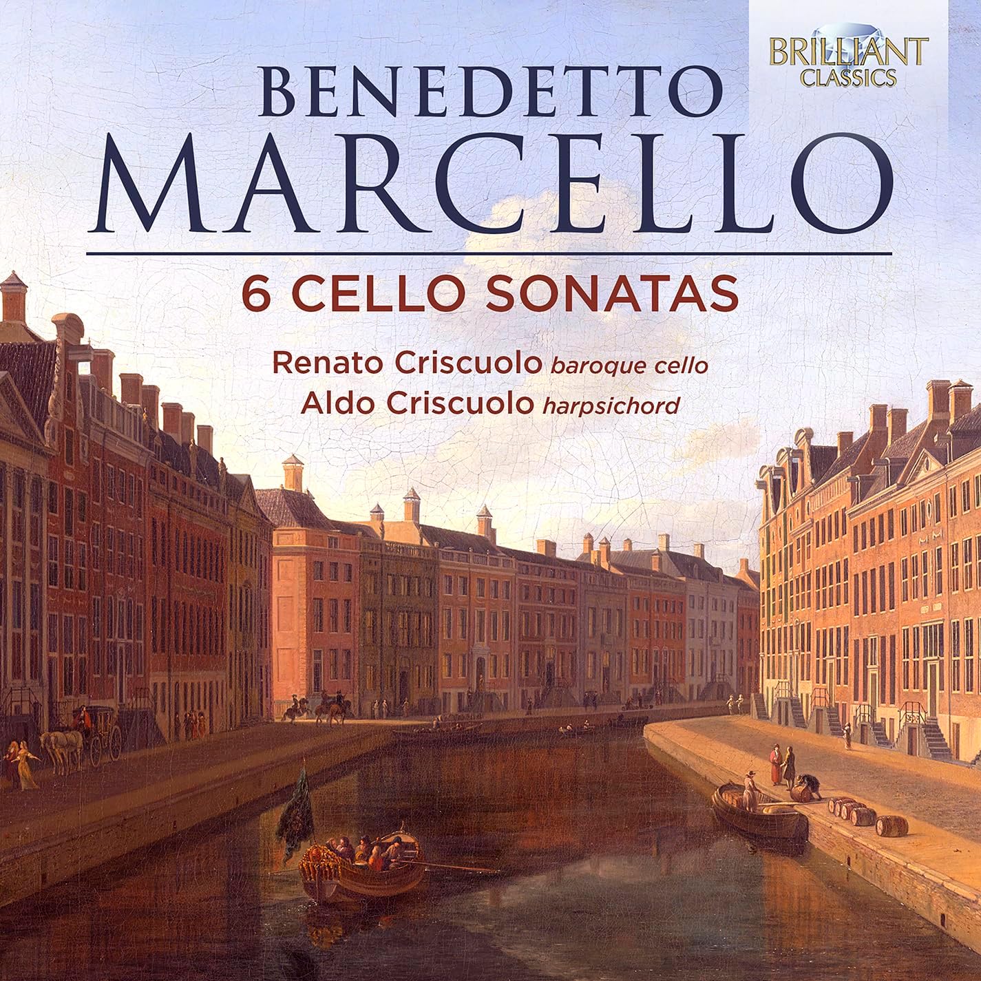 CD case featuring classical music composers' names and a cello illustration.