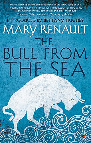 Book cover: “The Bull from the Sea” with a white bull illustration.