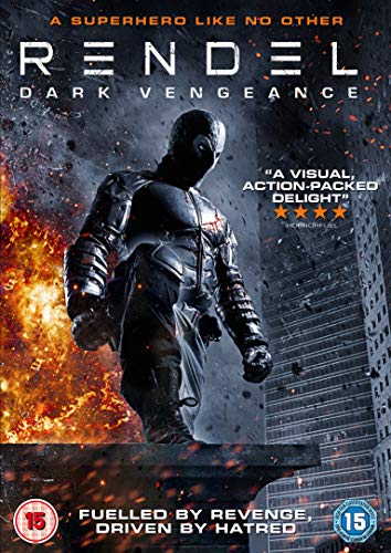 DVD cover featuring a masked figure in a black costume standing amidst flames and debris.