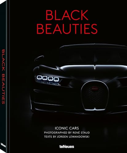 Book cover featuring a black Bugatti car with red title text.