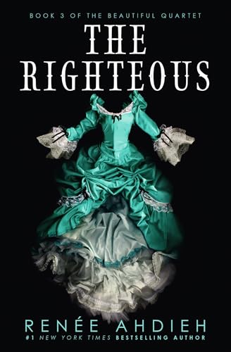 Book cover: "The Righteous" featuring a woman in a green historical dress.