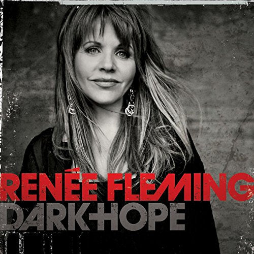 CD cover featuring Renee Fleming's portrait in grayscale with red text.