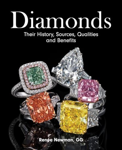Book cover featuring colorful diamond rings and the title "Diamonds.
