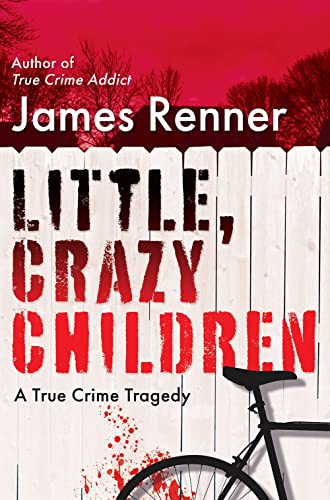 Book cover with red text, a white picket fence, and a bicycle.