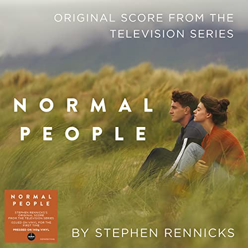 Normal People" soundtrack vinyl cover with a couple in a grassy field.