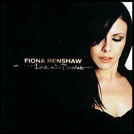 CD cover for “Love in a Bubble” featuring Fiona Renshaw’s portrait.
