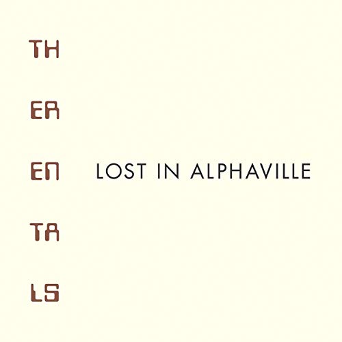 CD cover for Rentals’ “Lost In Alphaville” with fragmented text.