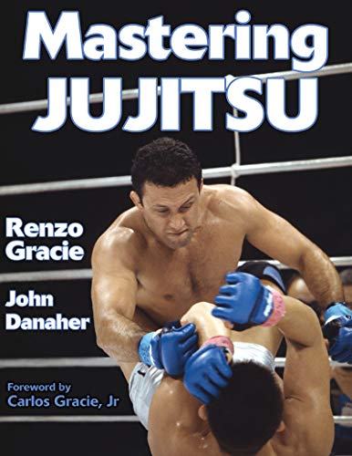 Book cover: "Mastering Jujitsu" featuring Renzo Gracie in a grappling pose.