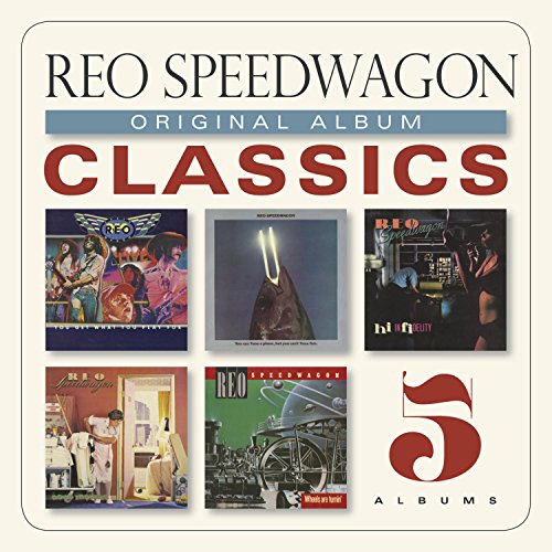Reo Speedwagon "Original Album Classics" 5-CD box set cover art.