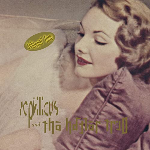 CD cover: vintage portrait of a woman in profile with green text.