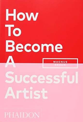 Book cover: "How To Become A Successful Artist" with red and pink blocks.