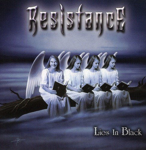 CD cover for Resistance’s “Lies in Black” featuring ghostly figures.