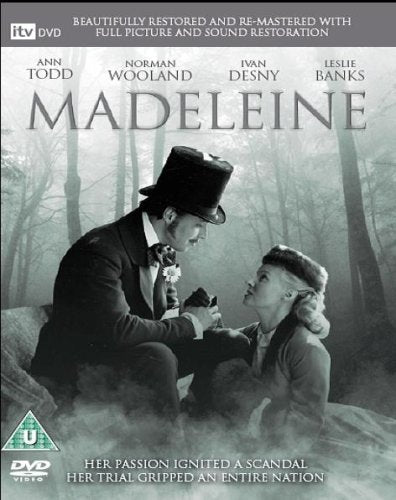 DVD cover for "Madeleine" featuring a man and woman in a forest scene.