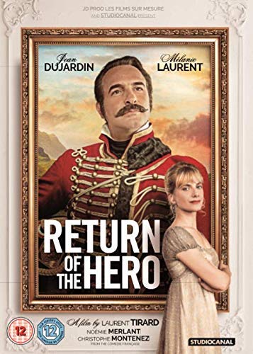 DVD cover for "Return of the Hero" featuring Jean Dujardin in military uniform.