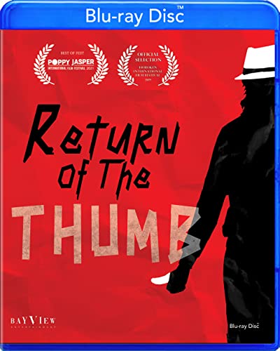 Return of The Thumb" Blu-ray cover with a man in a hat and suit.
