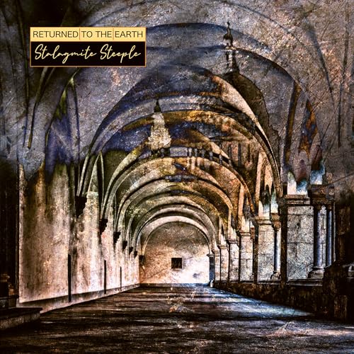 CD cover: arched stone hallway with a steeple in the distance.