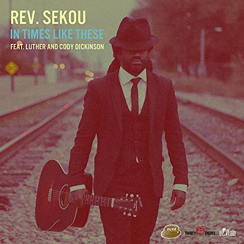 Rev. Sekou album cover featuring a man with a guitar.