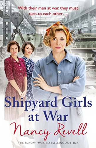 Three women stand in a shipyard wearing 1940s-style clothing on a book cover.