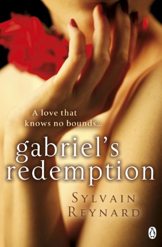 Book cover: hands with red nails near red flowers, title “Gabriel’s Redemption.”