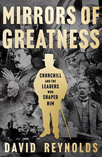 Book cover featuring Winston Churchill and other historical figures in gold.