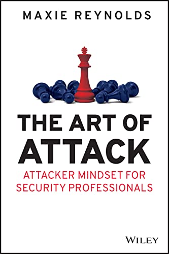 Book cover: “The Art of Attack” with chess pieces and red text.