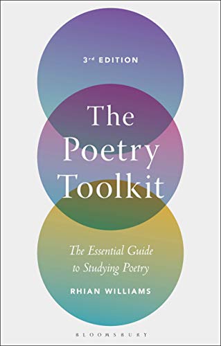 Book cover: "The Poetry Toolkit," 3rd edition, with overlapping colorful circles.