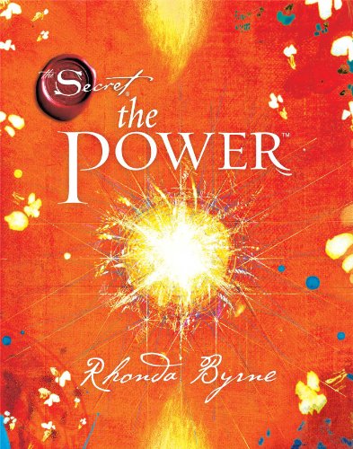 Book cover for "The Power" by Rhonda Byrne, with a bright burst image.