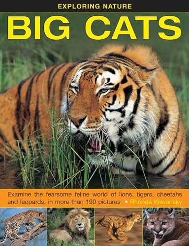 Book cover featuring a close-up of a tiger’s face and smaller images of other big cats.