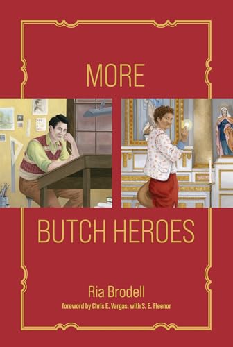 Book cover: "More Butch Heroes" with illustrations of two people.